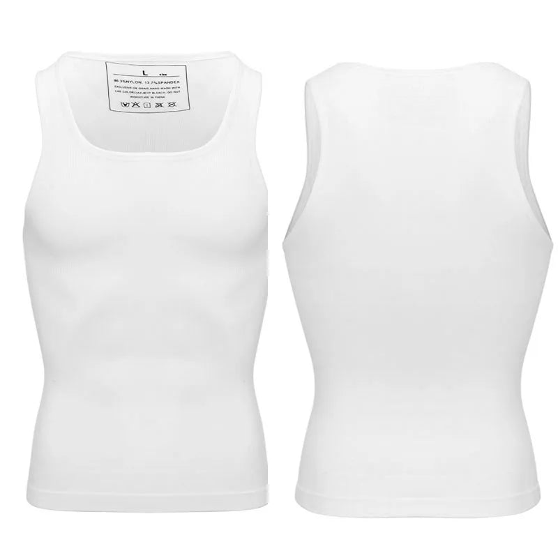 💪 Men’s Slimming Body Shaper – Compression Shirt for Chest & Tummy Control