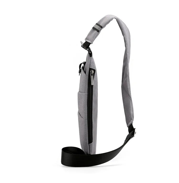 Fengdong Men’s Ultra-Thin Anti-Theft Sling Bag – Mini Crossbody Travel & Sports Chest Bag