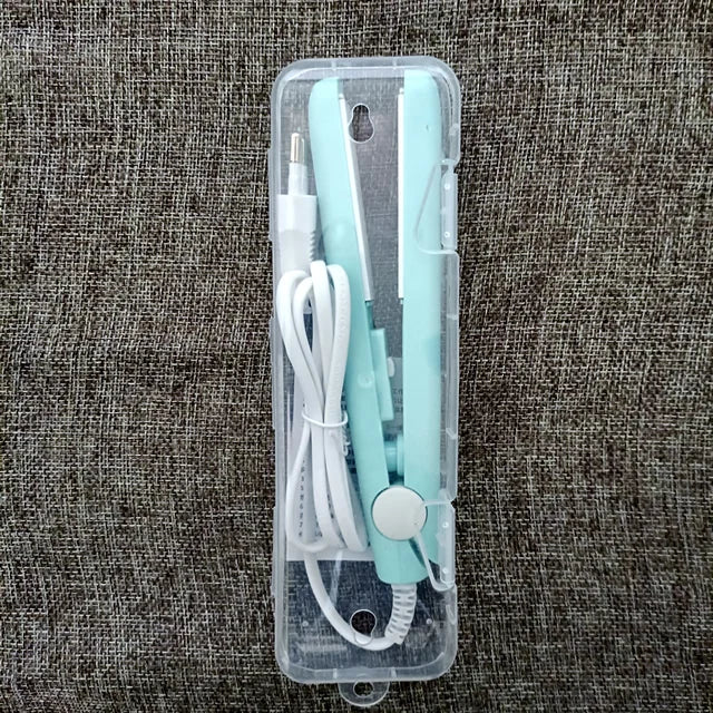 New Curling Iron Mini Hair Straightener Iron Ceramic Straightening Styling Tools Hair Curler Flat Iron Beard Straightener