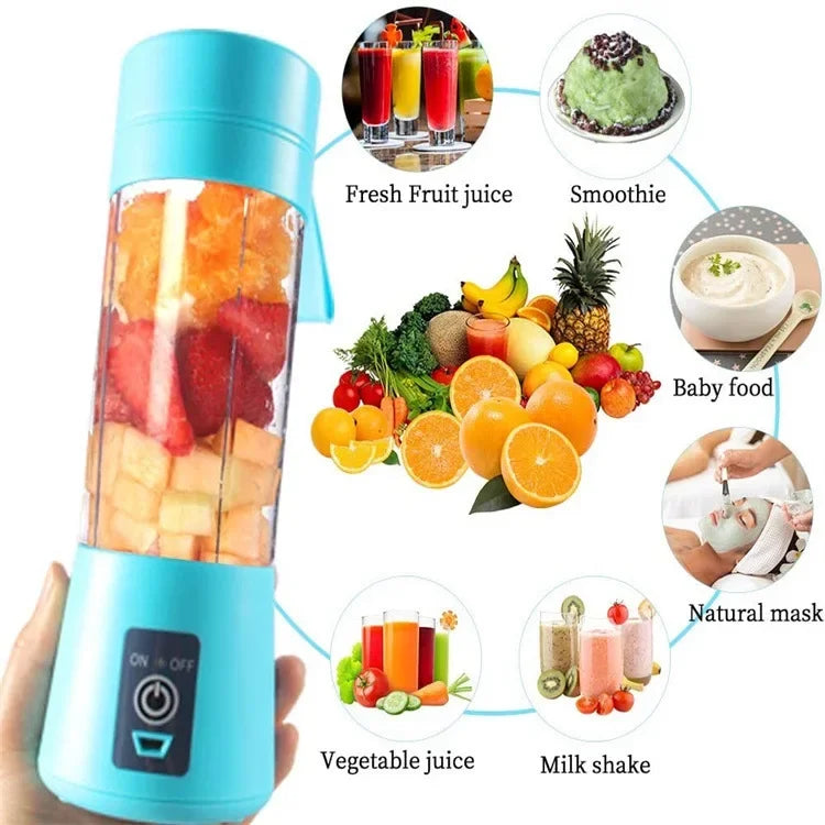 π Portable Mini Blender β USB Rechargeable Juicer Cup for Shakes & Smoothies