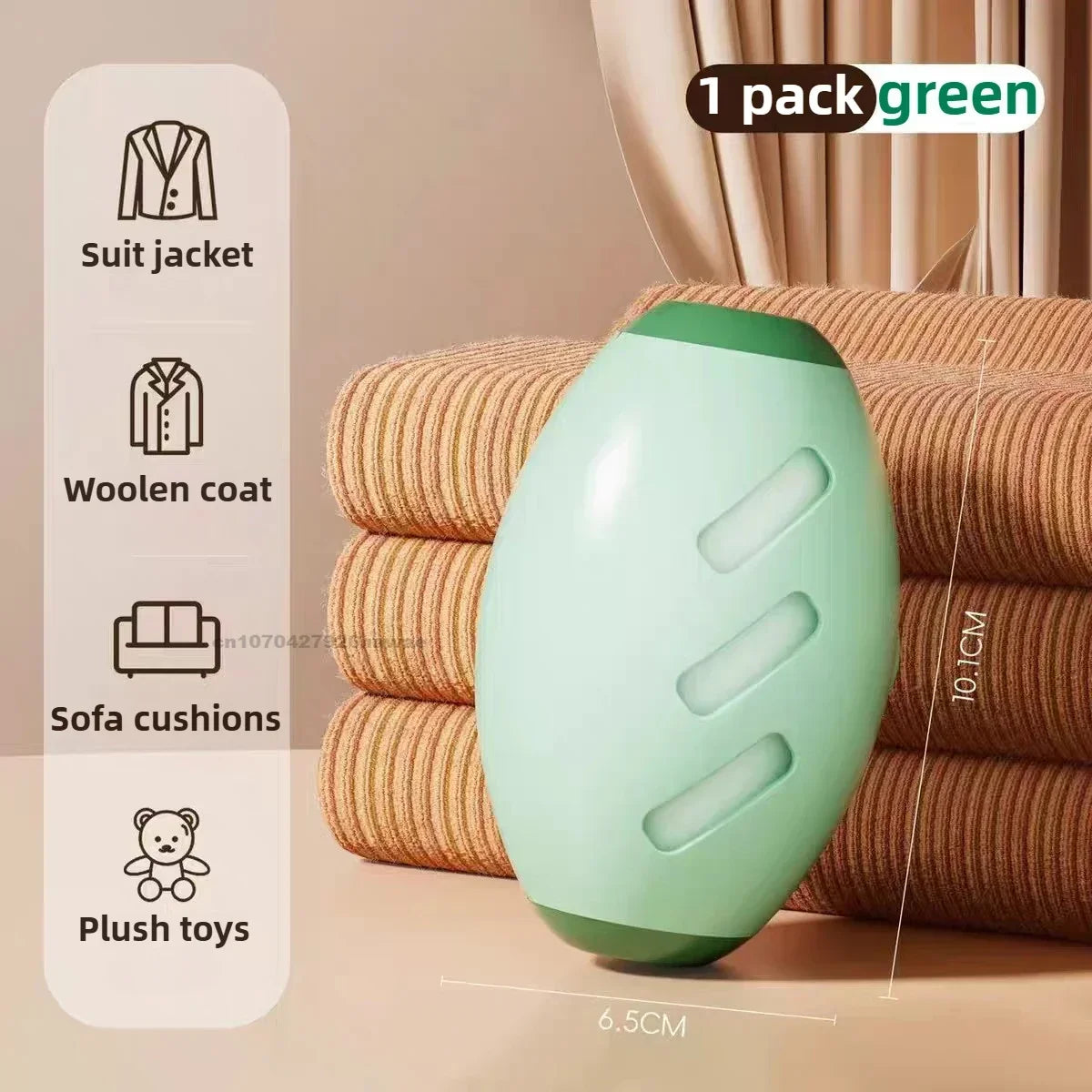 🧹 Washable Lint Remover & Pet Hair Remover – Portable Sticky Cleaning Roller