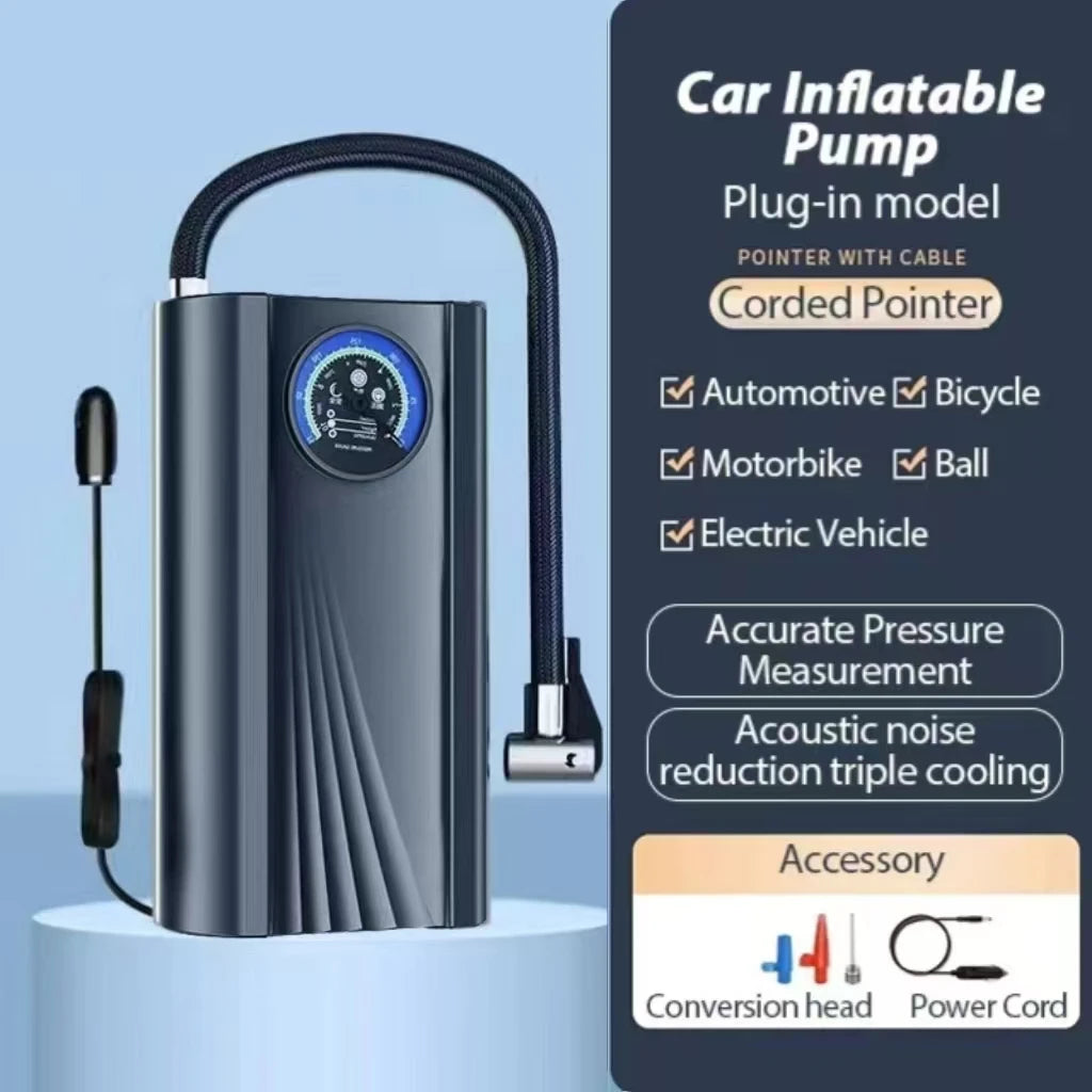 π Portable Wireless Air Pump β Electric Tire Inflator with Barometer