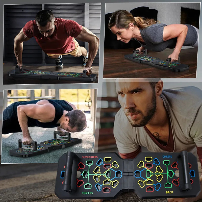 💪 Portable Multifunctional Push-Up Board Set – Fitness Equipment for Chest, Abdomen, Arms & Back