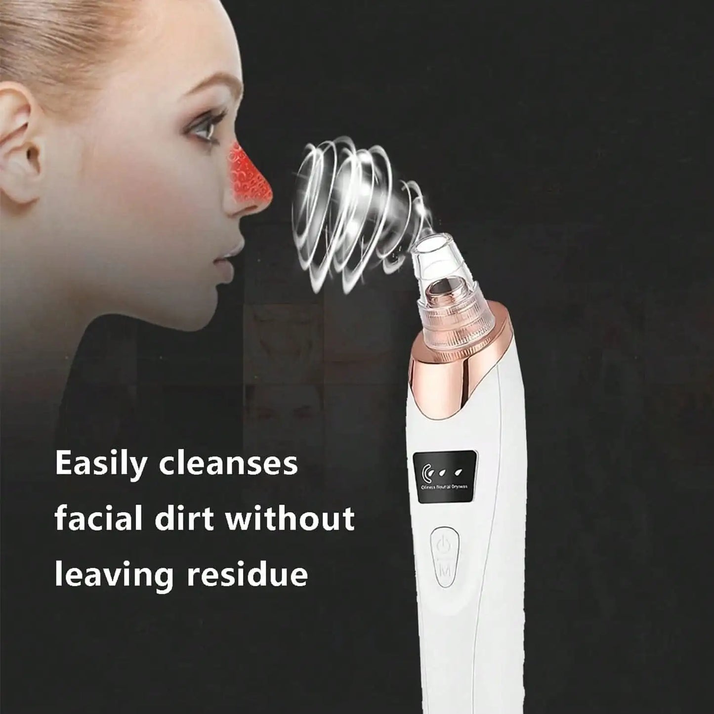 ClearGlow Deluxe Electric Pore & Blackhead Remover Vacuum for Facial Skin Care
