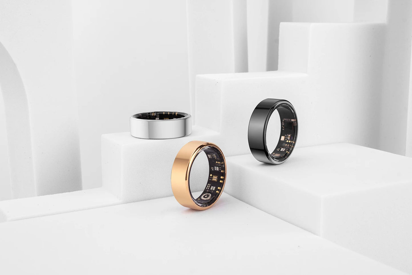 COLMI R02 Waterproof Smart Ring with Charging Case