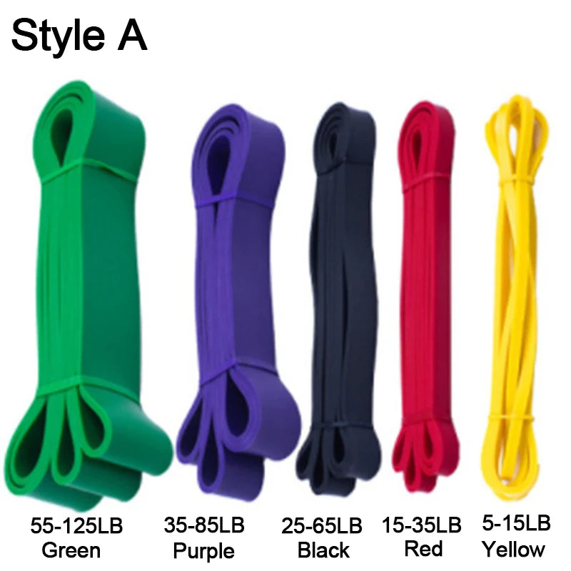 Resistance Bands Set – Elastic Rubber Bands for Fitness, Workout, Bodybuilding, and Gym Training