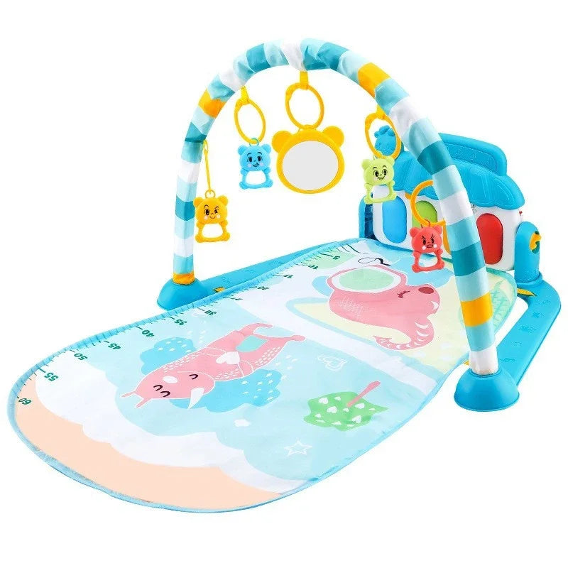🎶 Baby Activity Gym Rack – Early Education Play Mat with Musical Piano, Crawling Blanket, and Pedal for Newborns (0-36 Months)