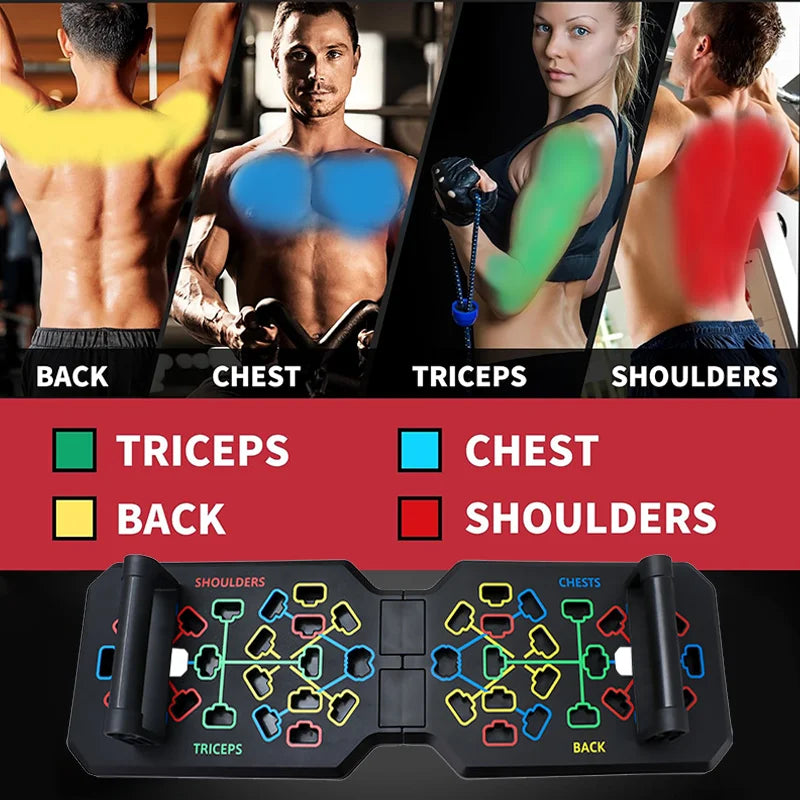 💪 Portable Multifunctional Push-Up Board Set – Fitness Equipment for Chest, Abdomen, Arms & Back
