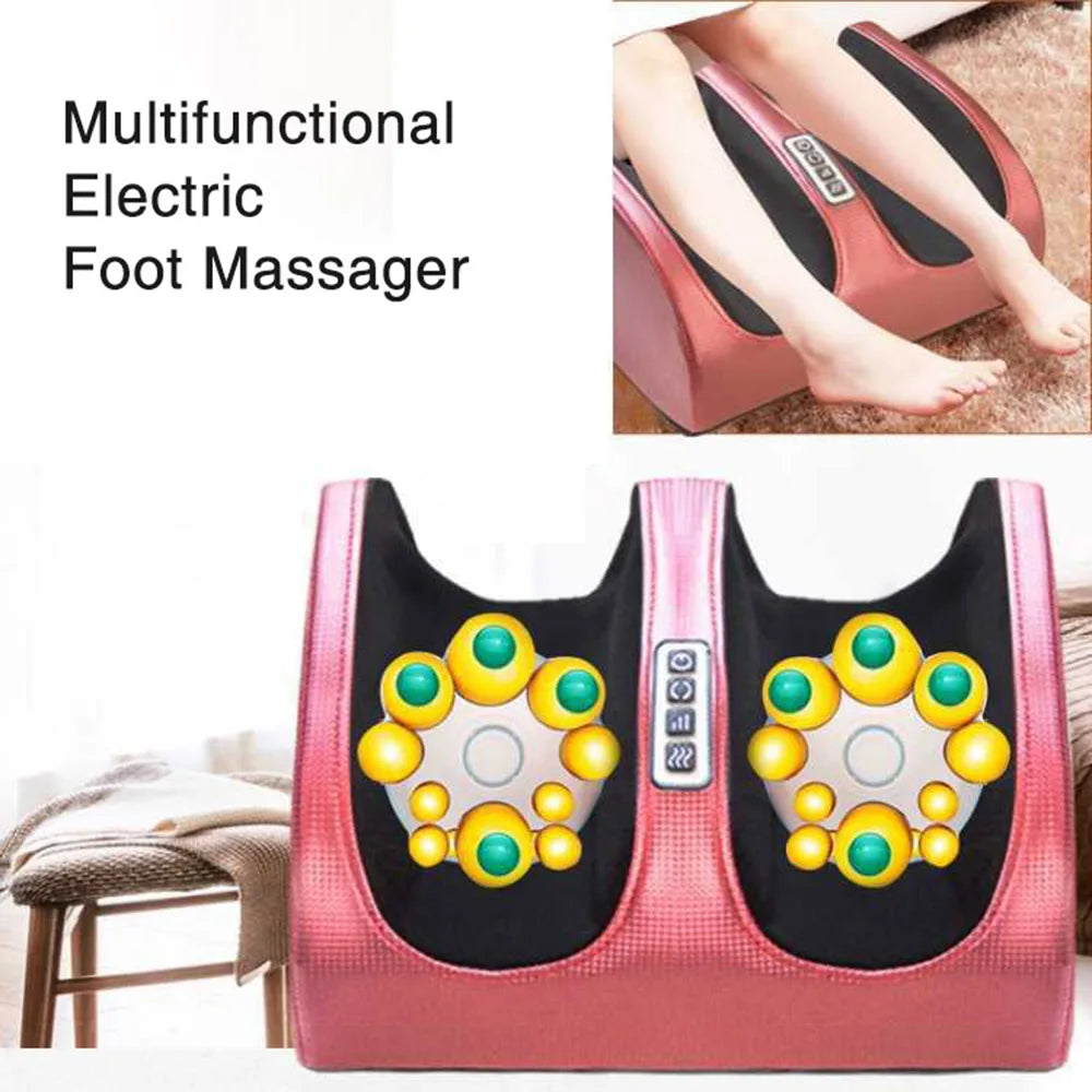 RelaxPro Electric Foot Massager with Heating, Hot Compression, and Muscle Relaxation for Pain Relief and Foot Spa Therapy