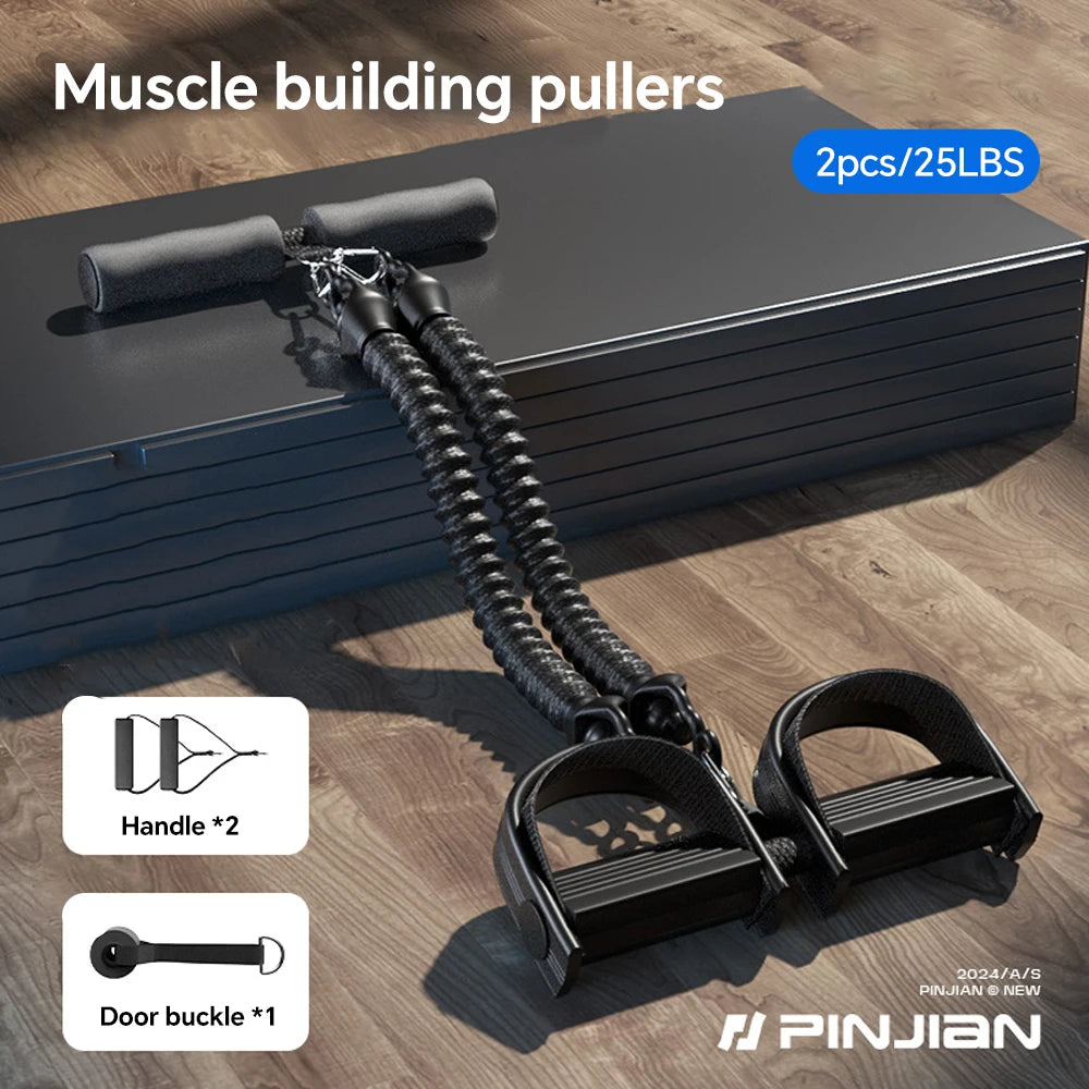 💪 Pedal Tension Rope Puller – Multi-Functional Fitness Resistance Band