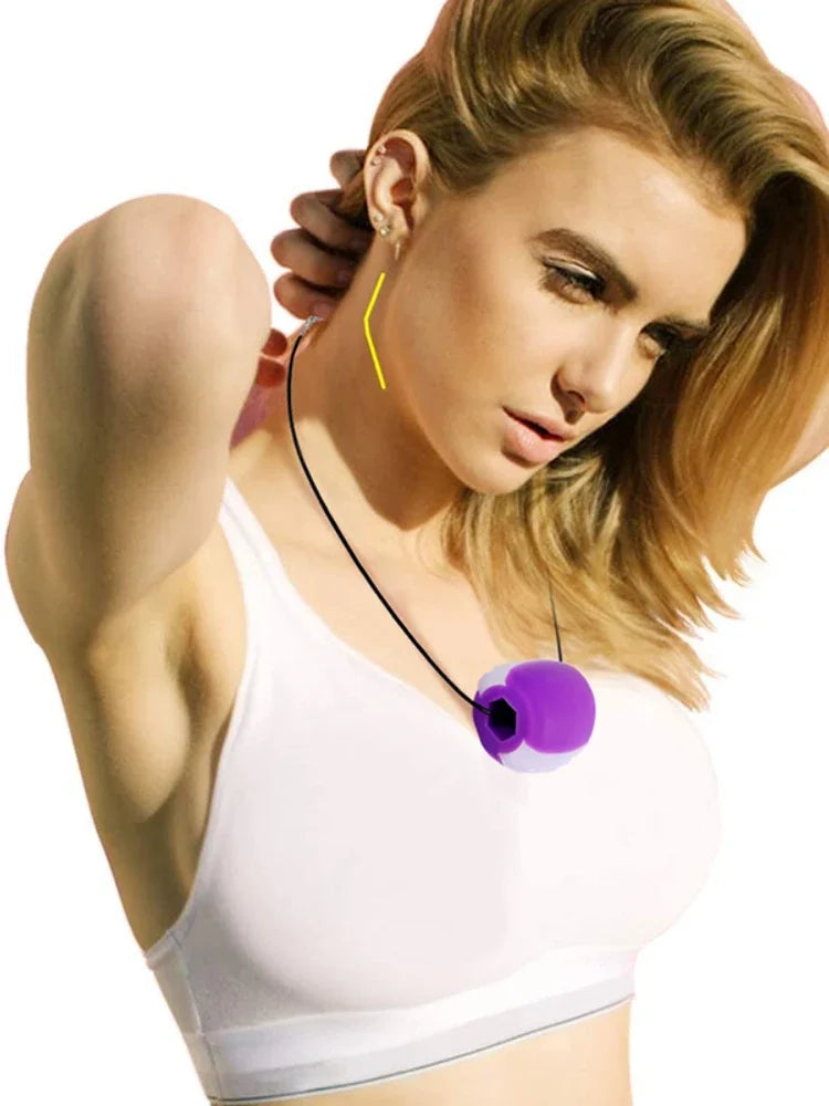 Jawline Training Thin Face Fitness Ball Facial Muscle Activate Exercise Mouth Masseter Jaw Chin Slimming Mandibular Lift Tools