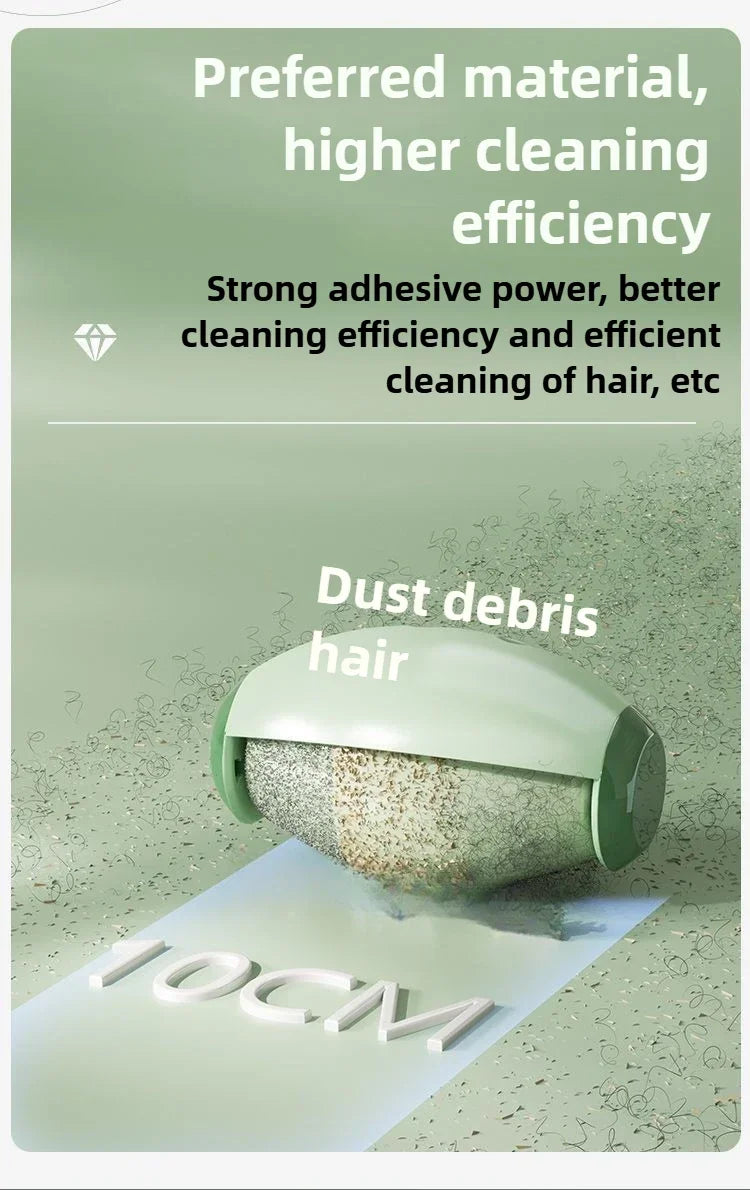 🧹 Washable Lint Remover & Pet Hair Remover – Portable Sticky Cleaning Roller