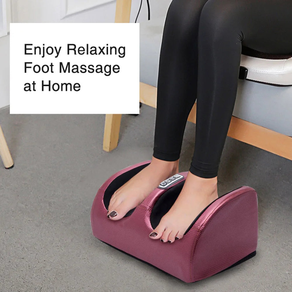 RelaxPro Electric Foot Massager with Heating, Hot Compression, and Muscle Relaxation for Pain Relief and Foot Spa Therapy