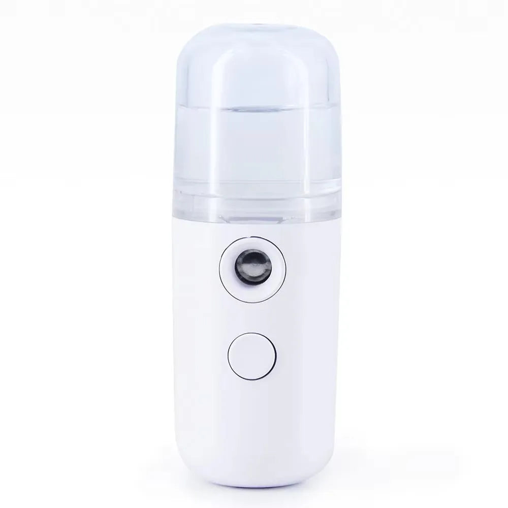 Mini Rechargeable Facial Steamer — 30ml Portable Nano Mist Sprayer for Instant Hydration, Wireless & Wireless! 💧✨