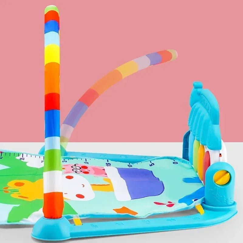 🎶 Baby Activity Gym Rack – Early Education Play Mat with Musical Piano, Crawling Blanket, and Pedal for Newborns (0-36 Months)