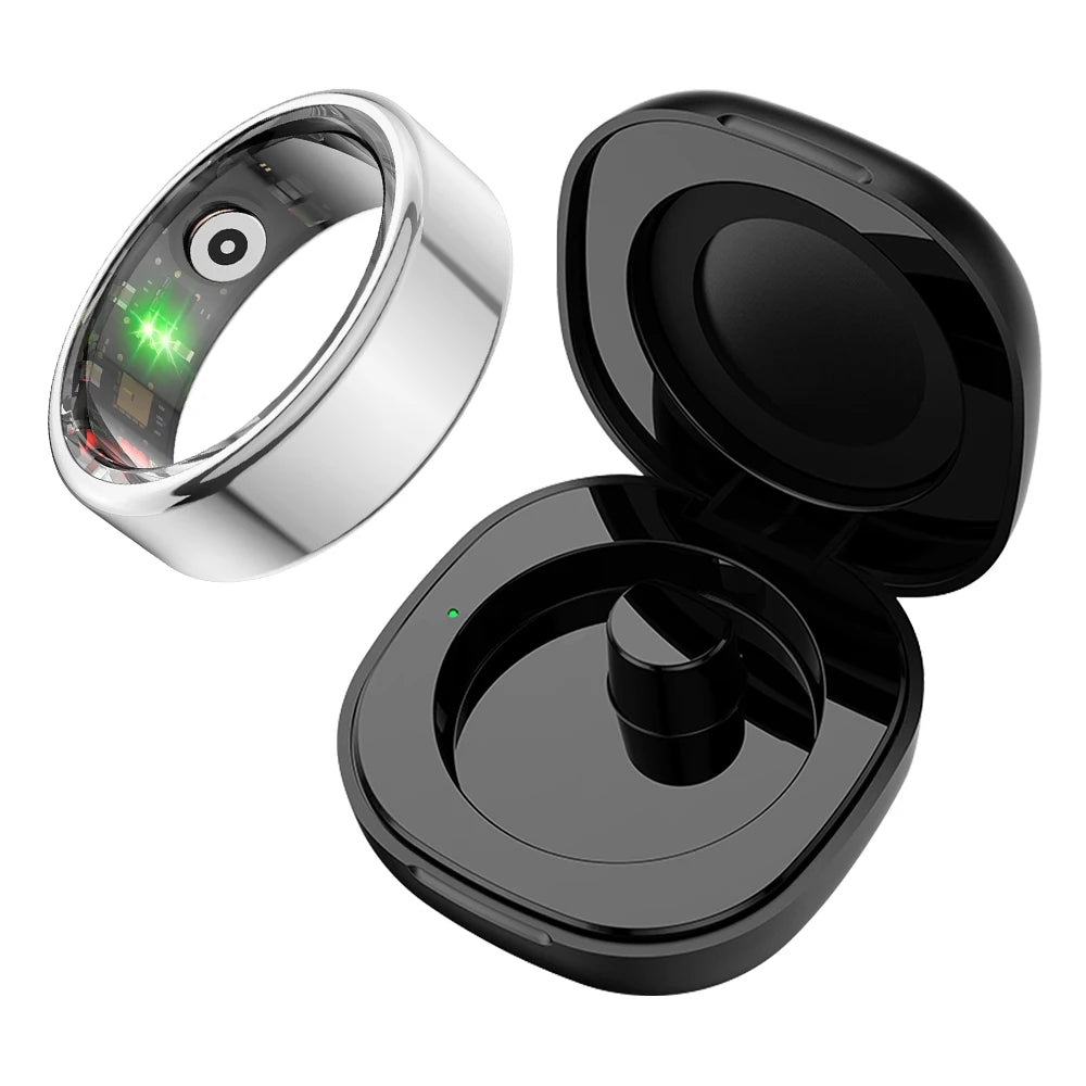COLMI R02 Waterproof Smart Ring with Charging Case