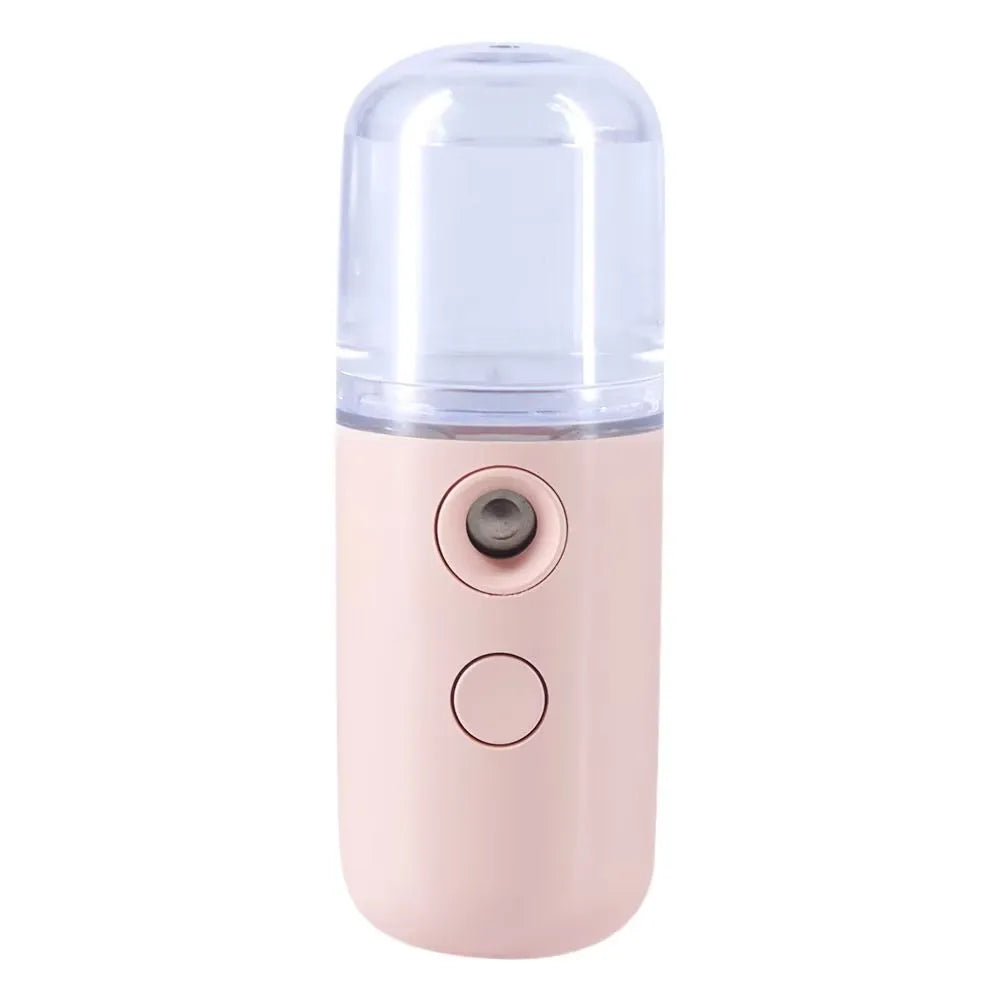 Mini Rechargeable Facial Steamer — 30ml Portable Nano Mist Sprayer for Instant Hydration, Wireless & Wireless! 💧✨