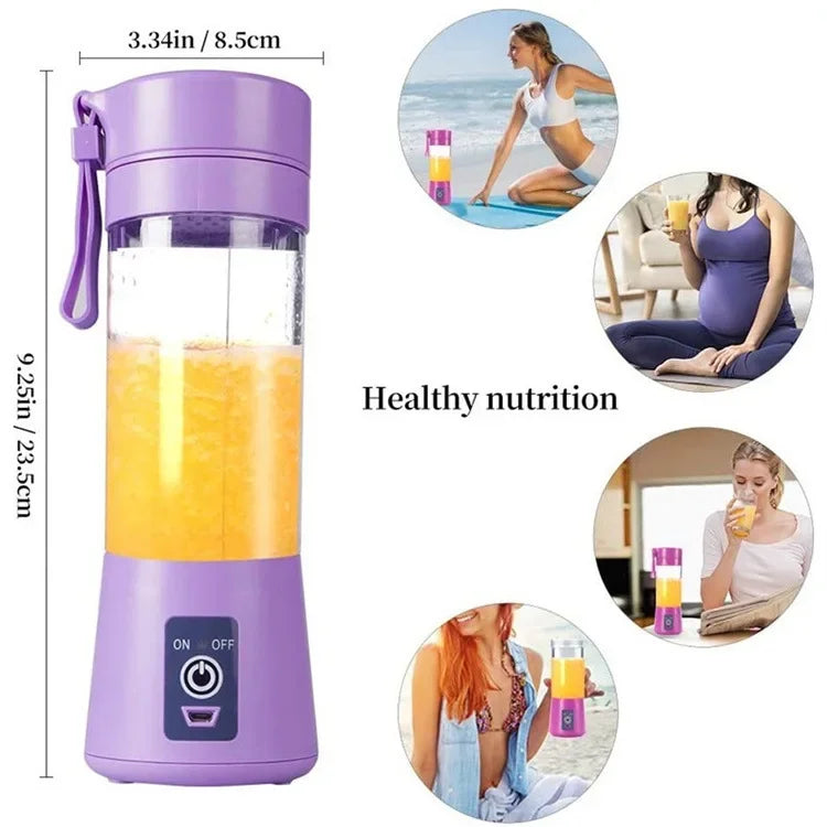 π Portable Mini Blender β USB Rechargeable Juicer Cup for Shakes & Smoothies