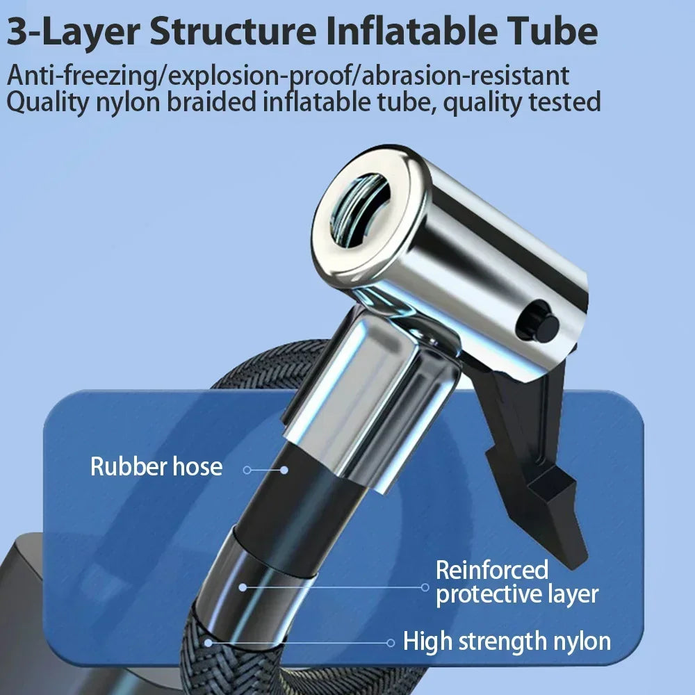 π Portable Wireless Air Pump β Electric Tire Inflator with Barometer