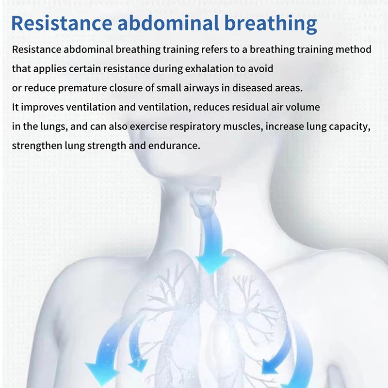 🌬️ Breathing Trainer – Lung Respirator for Fitness & High Altitude Training
