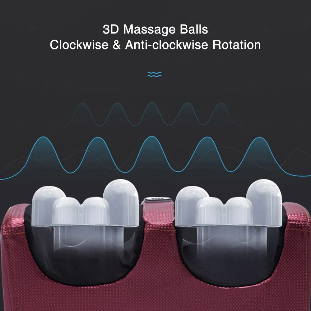 RelaxPro Electric Foot Massager with Heating, Hot Compression, and Muscle Relaxation for Pain Relief and Foot Spa Therapy