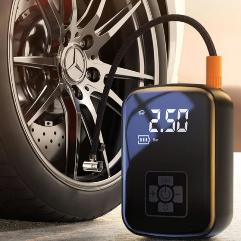 π Portable Wireless Air Pump β Electric Tire Inflator with Barometer