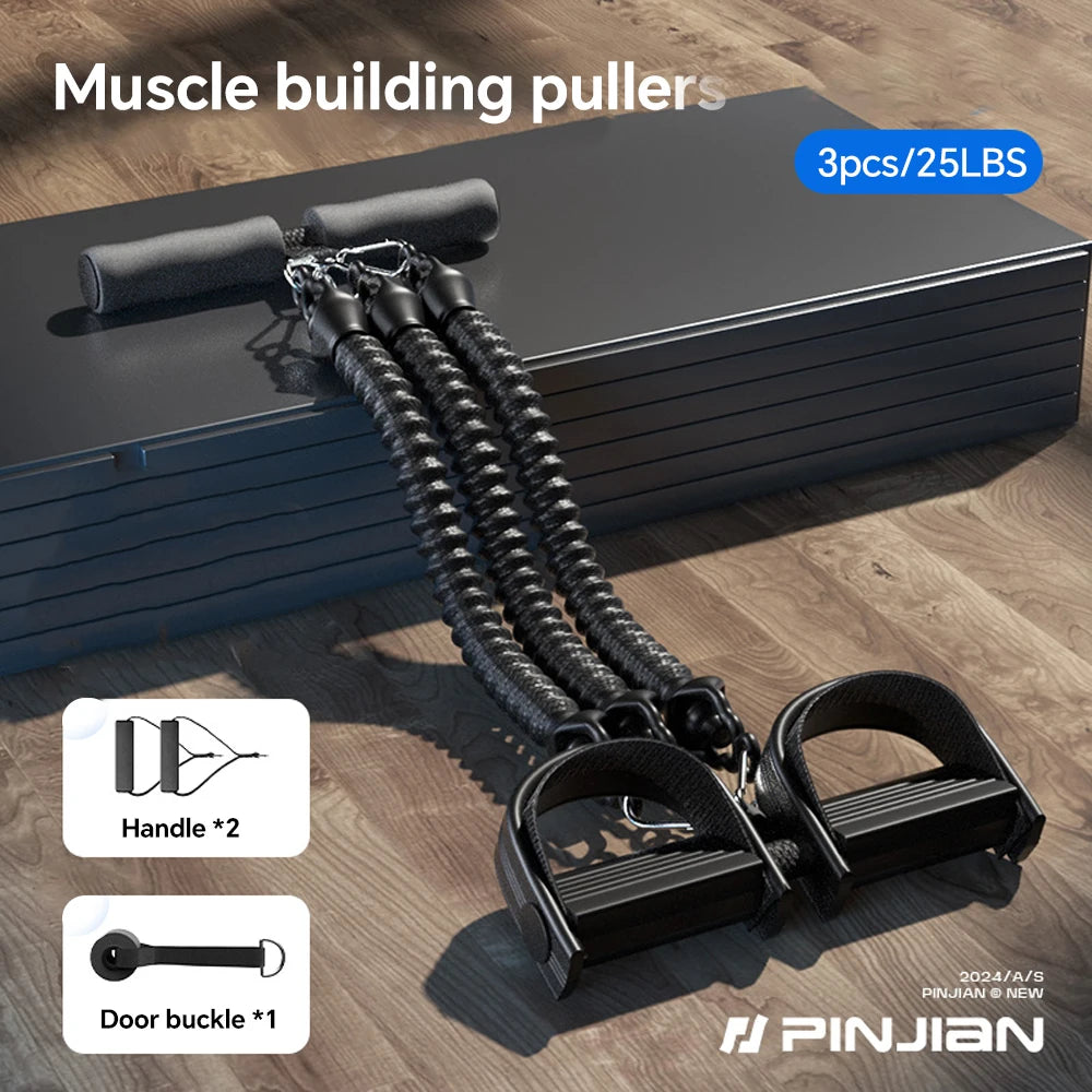 💪 Pedal Tension Rope Puller – Multi-Functional Fitness Resistance Band