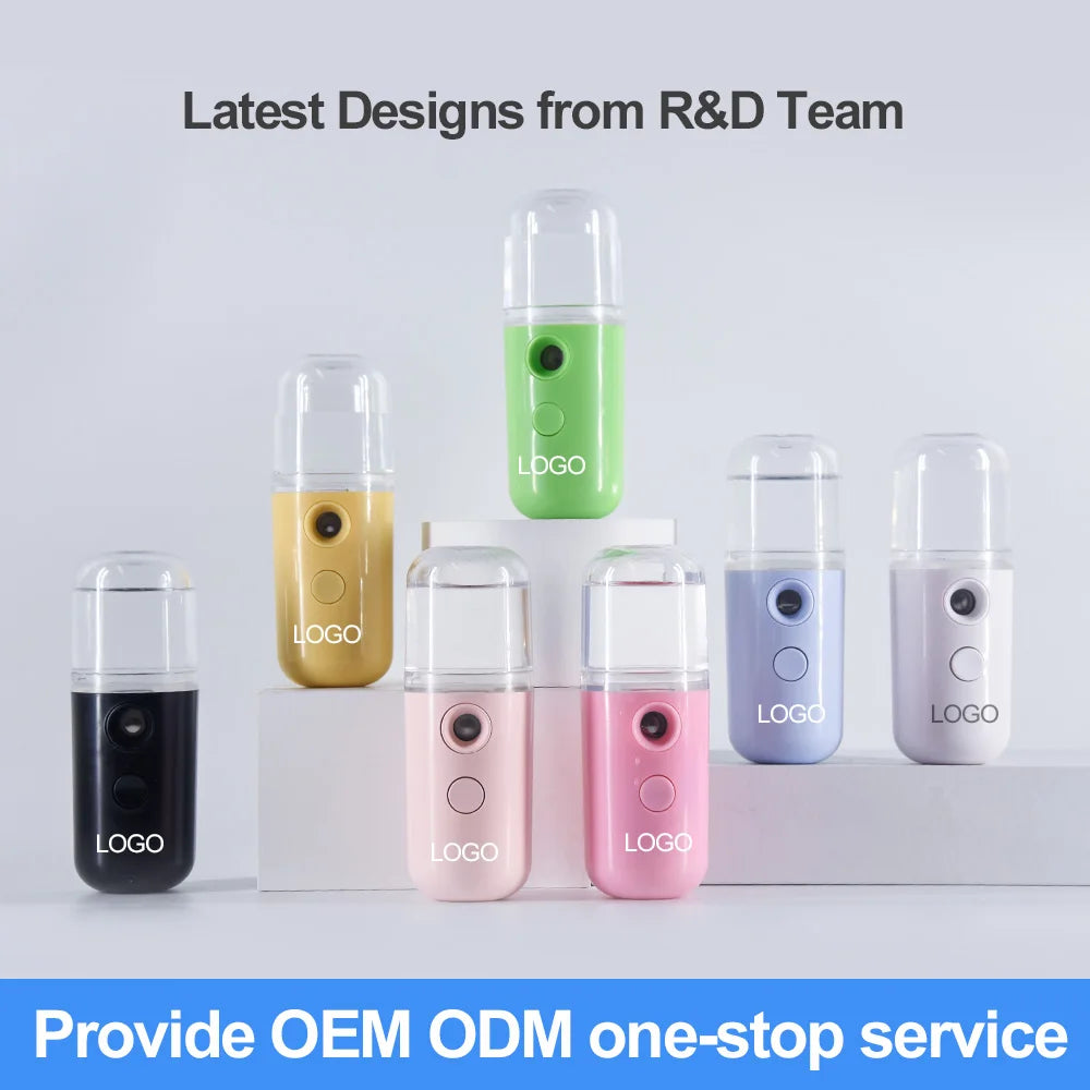 Mini Rechargeable Facial Steamer — 30ml Portable Nano Mist Sprayer for Instant Hydration, Wireless & Wireless! 💧✨