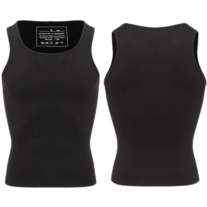 💪 Men’s Slimming Body Shaper – Compression Shirt for Chest & Tummy Control
