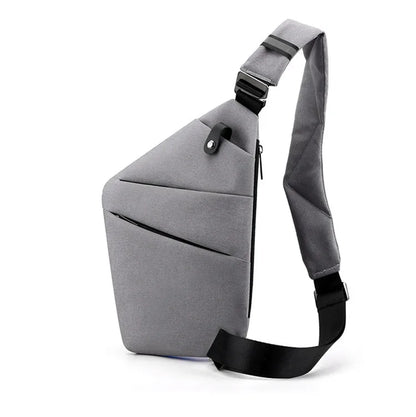 Fengdong Men’s Ultra-Thin Anti-Theft Sling Bag – Mini Crossbody Travel & Sports Chest Bag