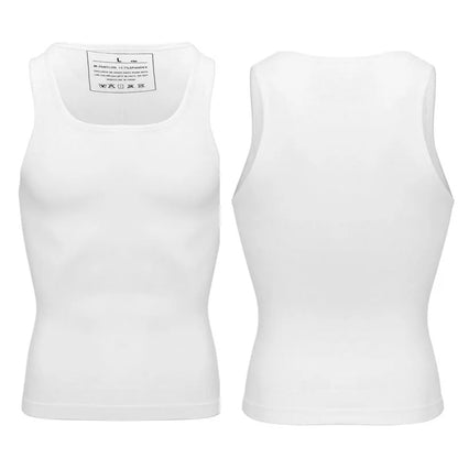 💪 Men’s Slimming Body Shaper – Compression Shirt for Chest & Tummy Control