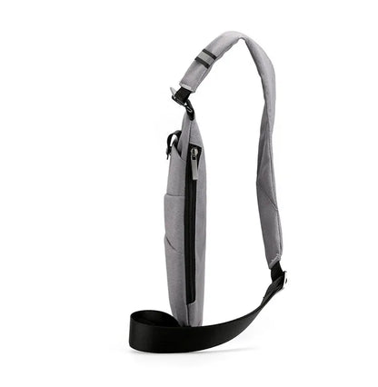 Fengdong Men’s Ultra-Thin Anti-Theft Sling Bag – Mini Crossbody Travel & Sports Chest Bag