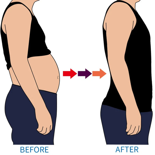 💪 Men’s Slimming Body Shaper – Compression Shirt for Chest & Tummy Control