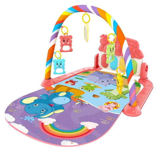 🎶 Baby Activity Gym Rack – Early Education Play Mat with Musical Piano, Crawling Blanket, and Pedal for Newborns (0-36 Months)