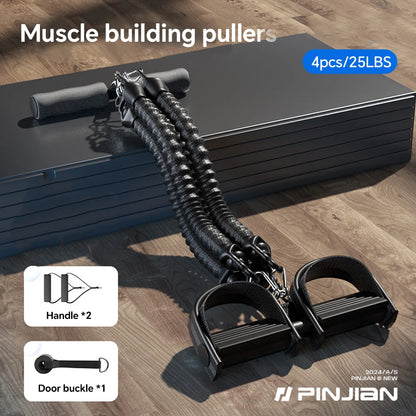 💪 Pedal Tension Rope Puller – Multi-Functional Fitness Resistance Band
