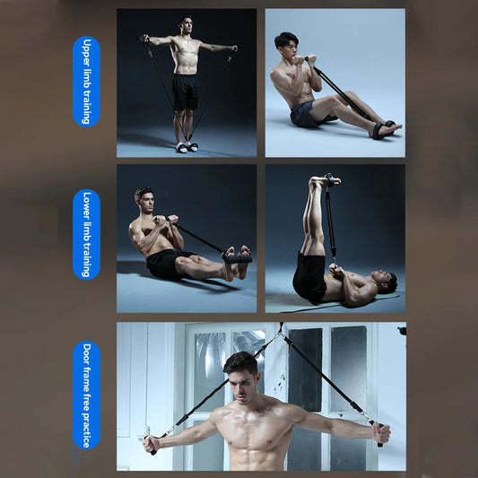 💪 Pedal Tension Rope Puller – Multi-Functional Fitness Resistance Band