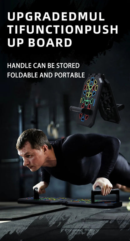 💪 Portable Multifunctional Push-Up Board Set – Fitness Equipment for Chest, Abdomen, Arms & Back
