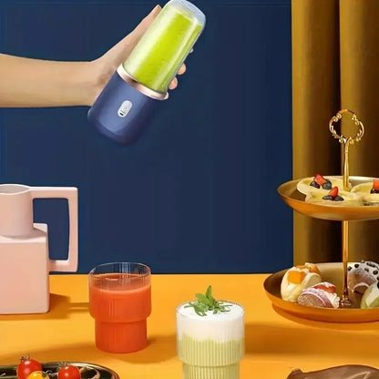 🍓 Portable USB Rechargeable Juicer Set – Mini Blender with 2 Cups