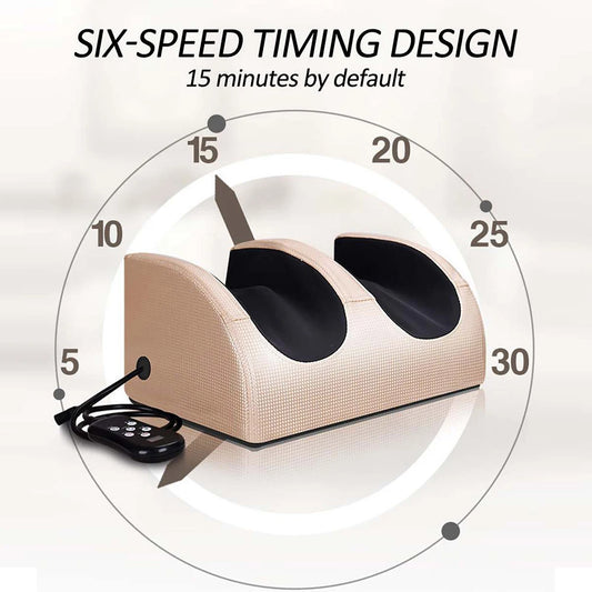 RelaxPro Electric Foot Massager with Heating, Hot Compression, and Muscle Relaxation for Pain Relief and Foot Spa Therapy