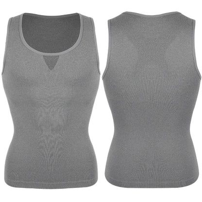 💪 Men’s Slimming Body Shaper – Compression Shirt for Chest & Tummy Control