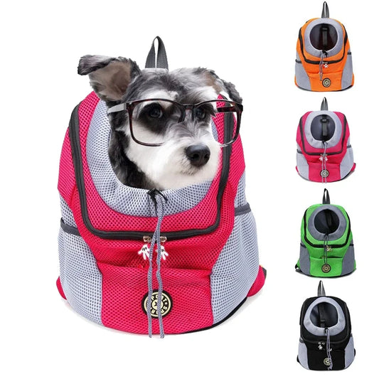 🐾 Outdoor Pet Dog Carrier Bag – Portable Travel Backpack for Cats & Dogs