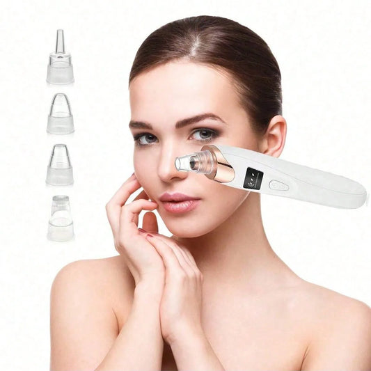 ClearGlow Deluxe Electric Pore & Blackhead Remover Vacuum for Facial Skin Care