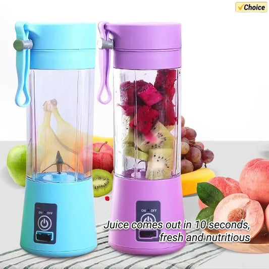 🍓 Portable Mini Blender – USB Rechargeable Juicer Cup for Shakes & Smoothies