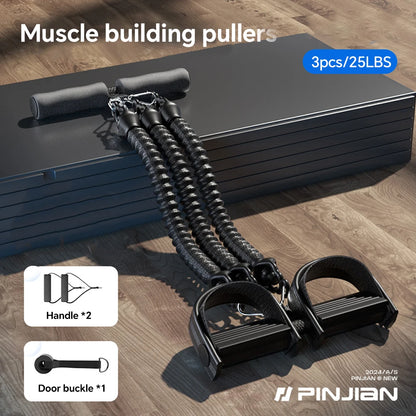 💪 Pedal Tension Rope Puller – Multi-Functional Fitness Resistance Band
